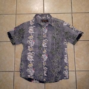 Rustic Souls Tropical Vacation Button Down T Shirt